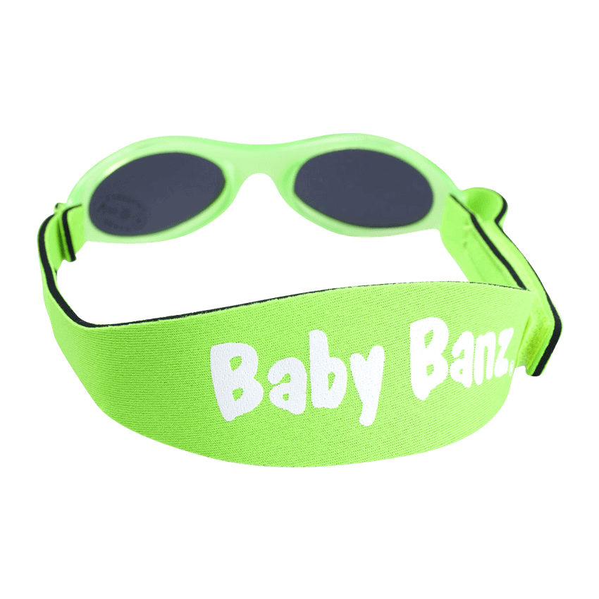 Baby Banz / Kidz Banz solglasögon för barn och baby. Frisk grön färg.