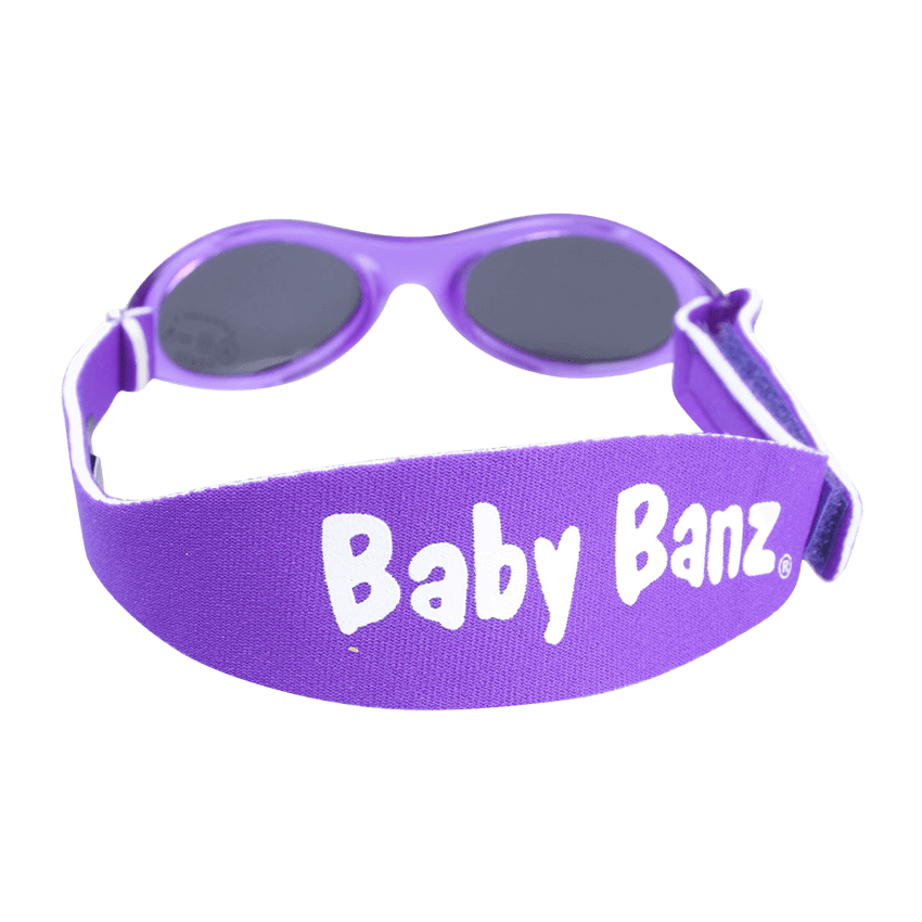 Baby Banz / Kidz Banz solglasögon för barn och baby. Lila färg.