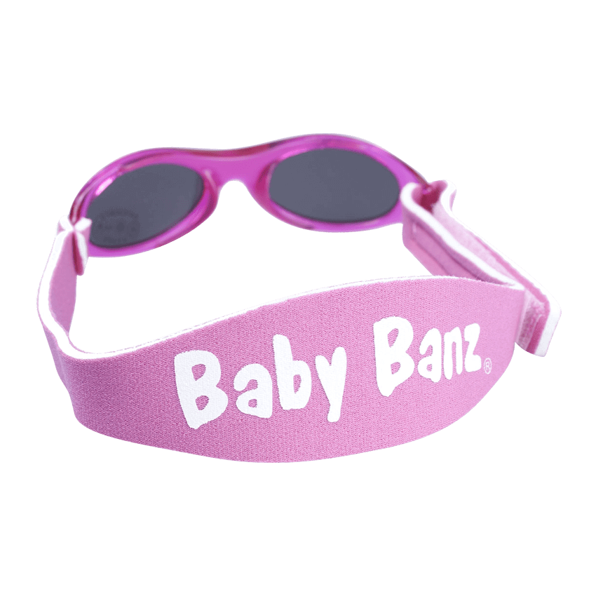 Baby Banz / Kidz Banz solglasögon för barn och baby. Klassisk rosa.