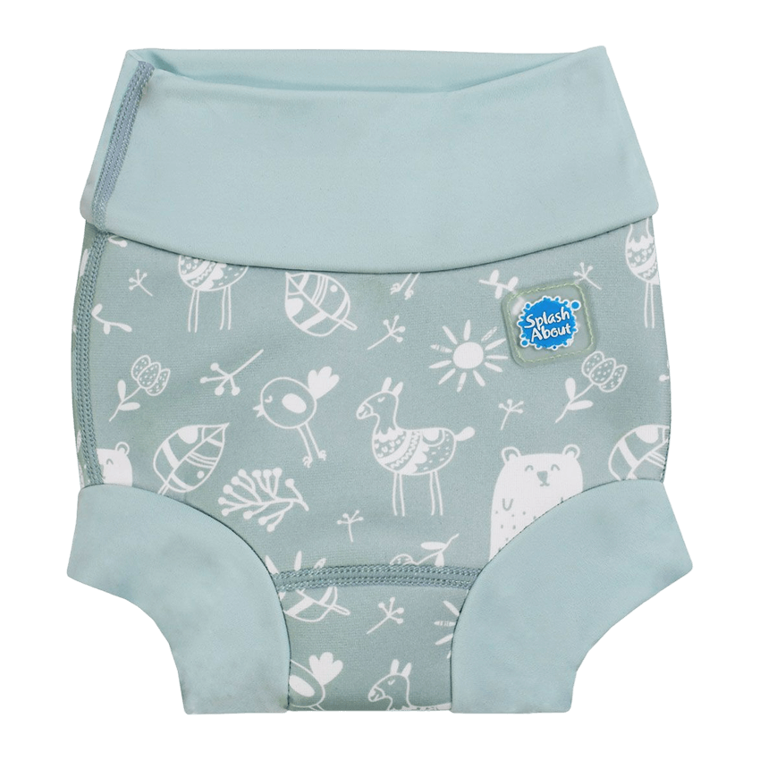 Babysimning badbyxa med bakteriedödande innerblöja - Happy Nappy DUO™ Sunny Bear