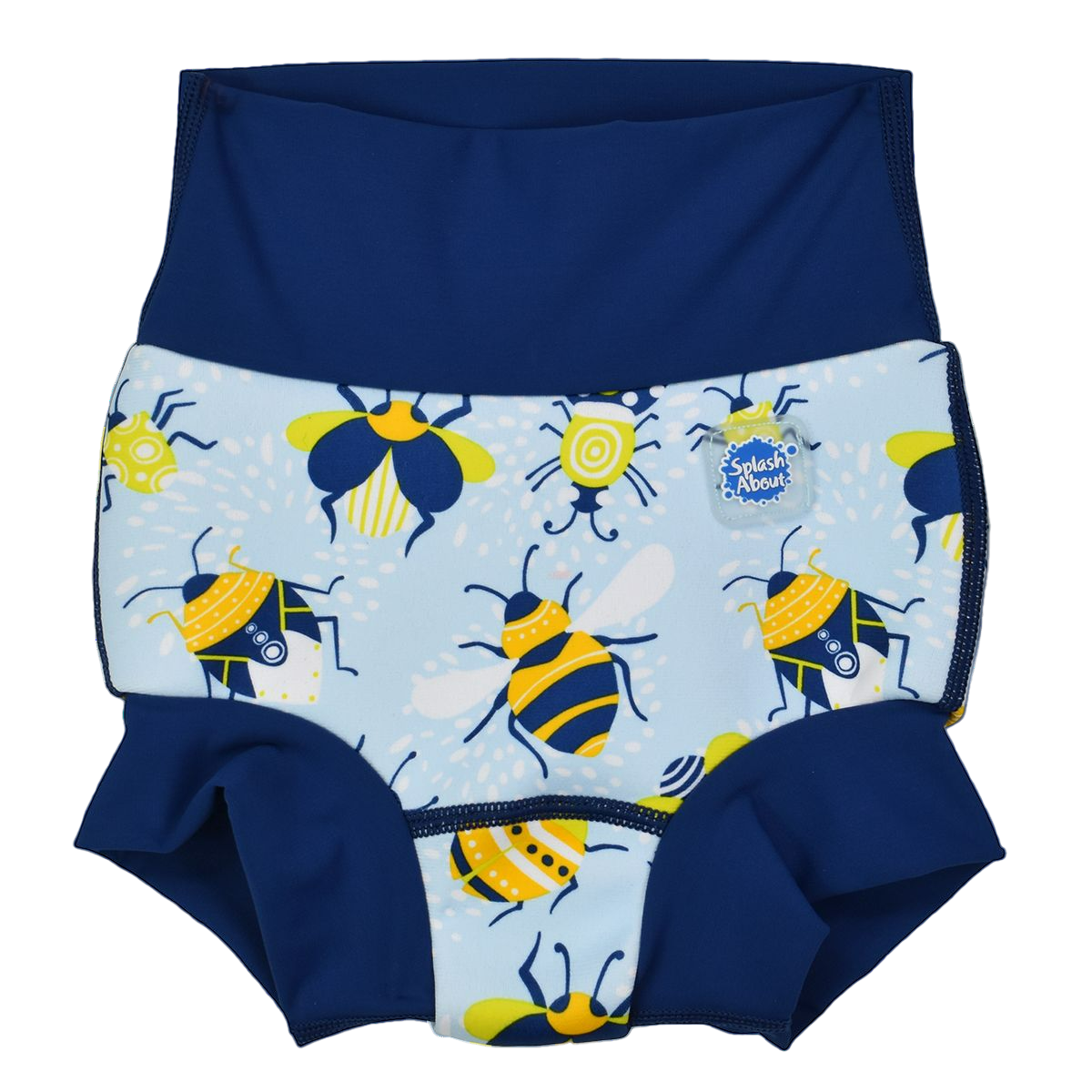 Babysimning badbyxa med bakteriedödande innerblöja - Happy Nappy DUO™ Bugs Life